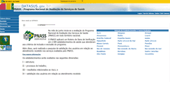 Desktop Screenshot of pnass.datasus.gov.br